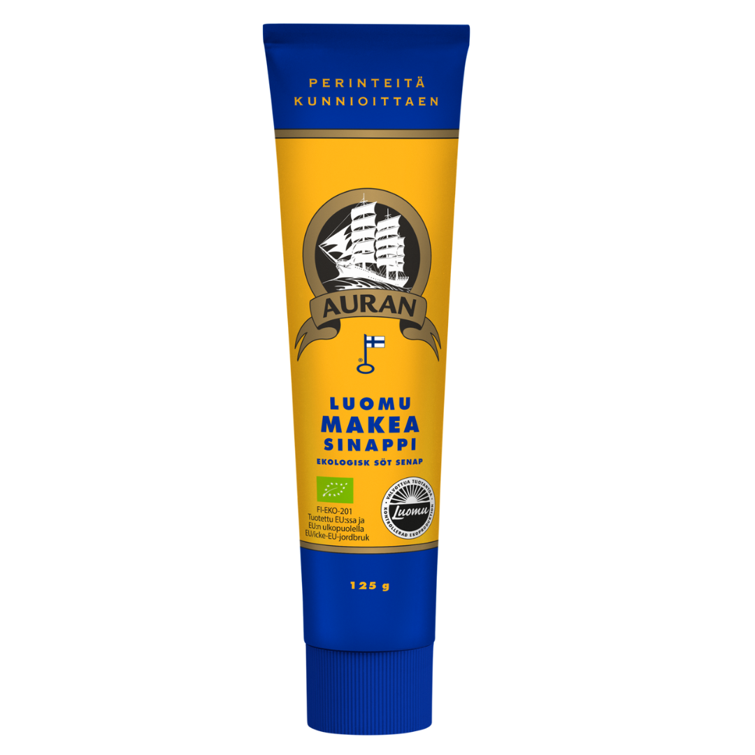 Auran Senap Söt Ekologisk 125g