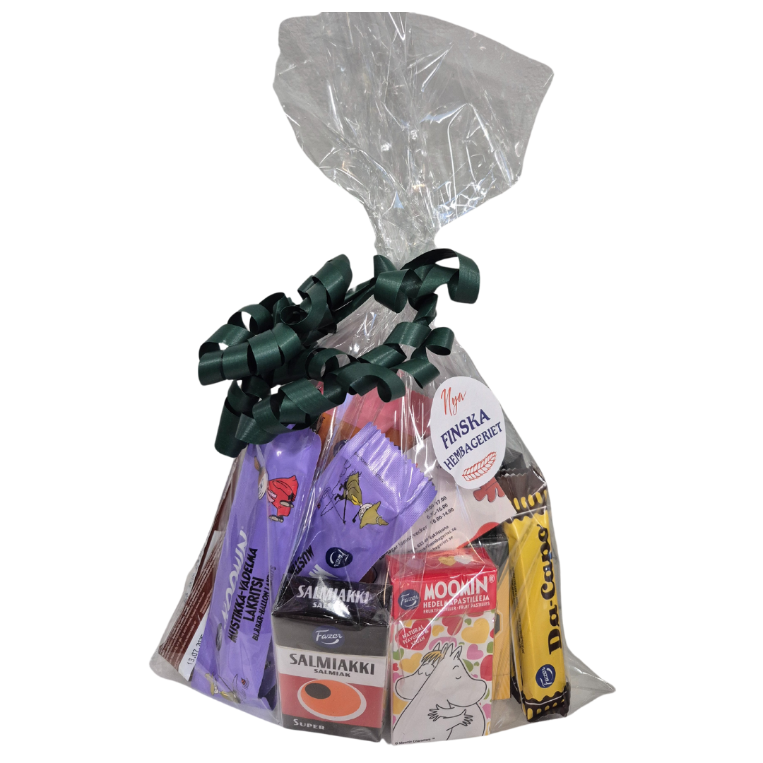 Lahjakassi suomalaisilla makeisilla