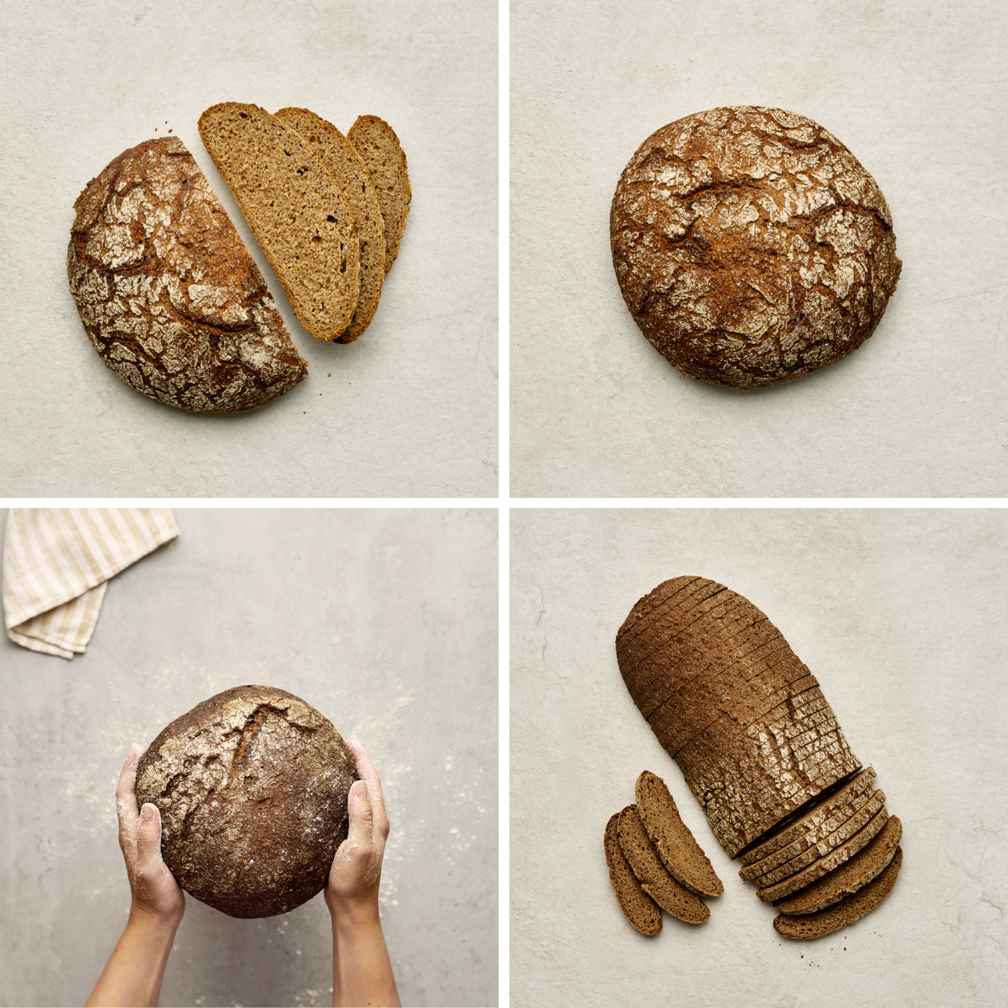 Hembagarnas Favorit – råglimpa och efterugnslimpa bakade på surdeg