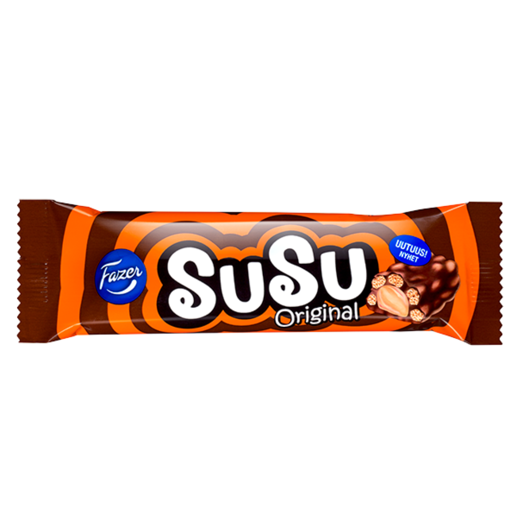 Fazer Susu Original 40 g – krispig chokladbit från Fazer