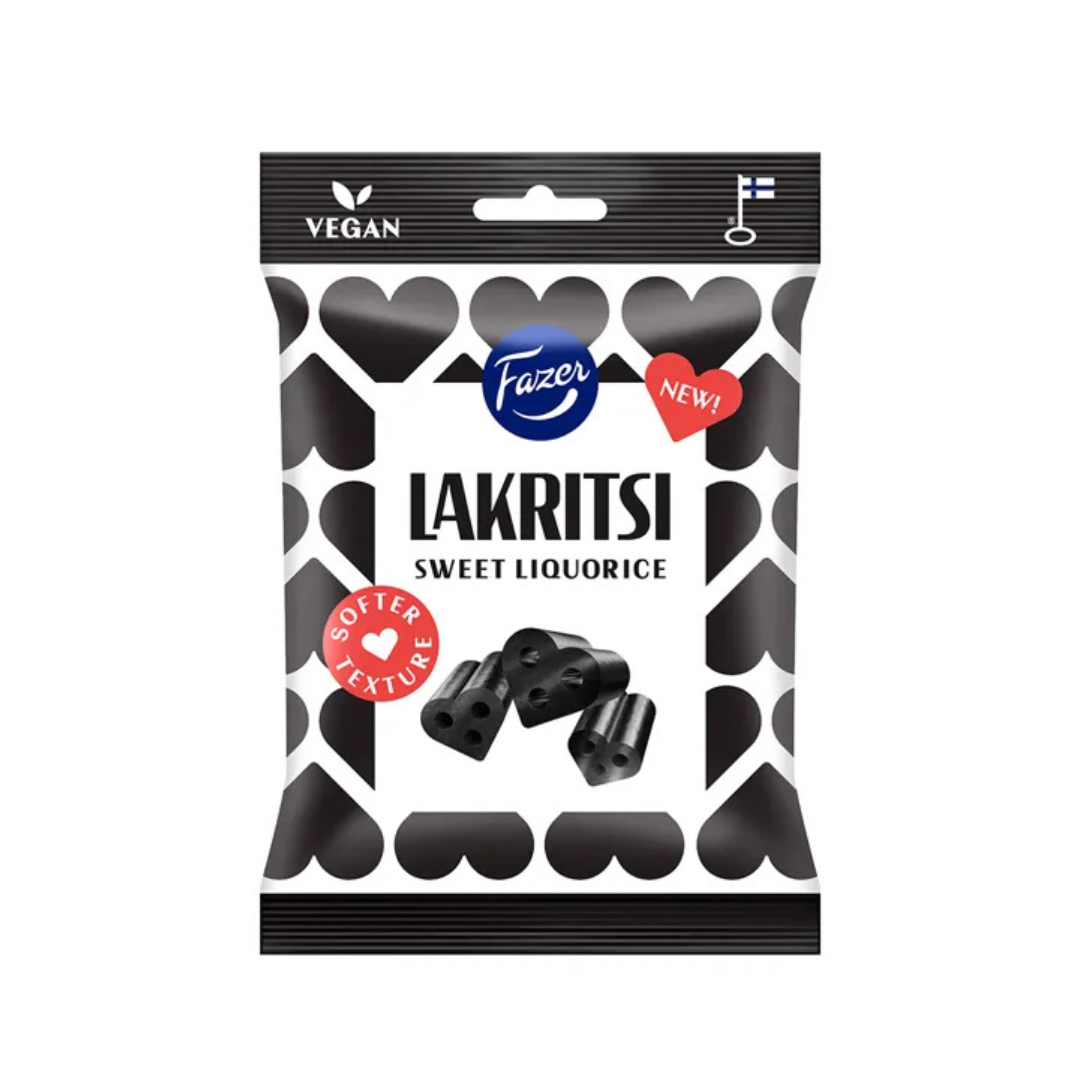 Fazer Lakritsi Sweet Liquorice 150g – mjuk söt lakrits från Finland