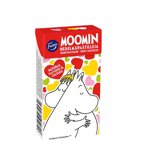 Fazer Moomin fruktpastiller 40 g – fruktpastiller med Mumintrollen