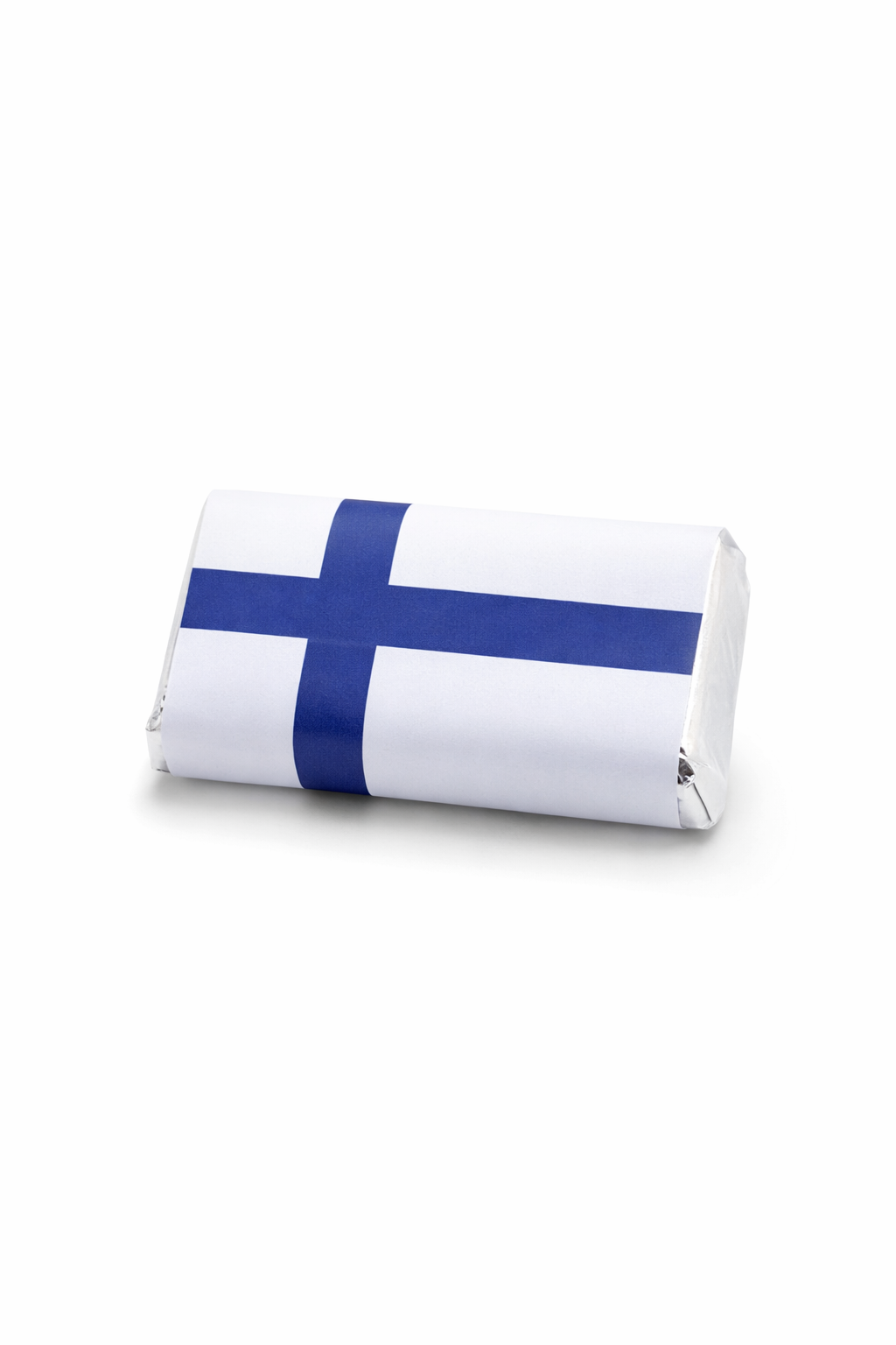Mjölkchoklad Finlands flagga