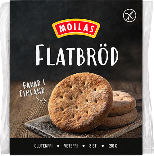 Moilas Flatbröd Glutenfri 3-p 210g