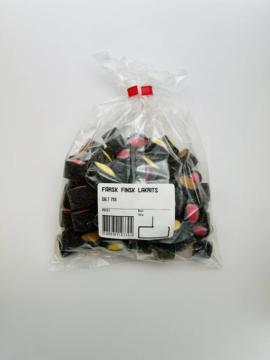 Finsk lakrits, salt mix 215g