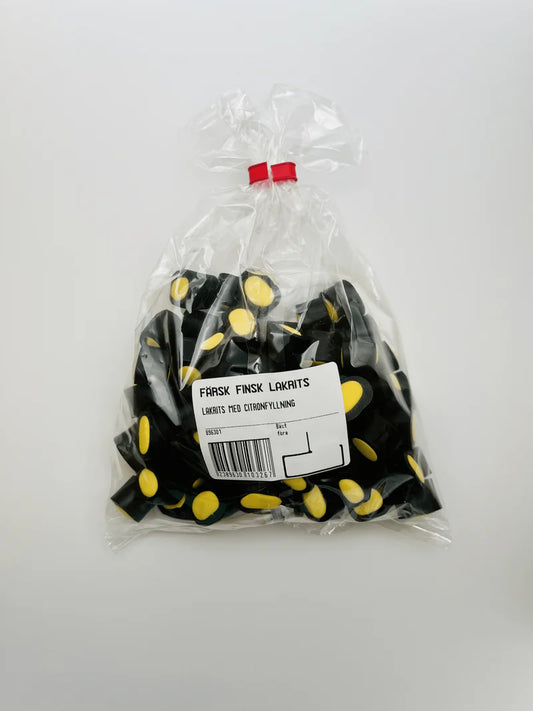 Finsk lakrits, citron fyllning 215g