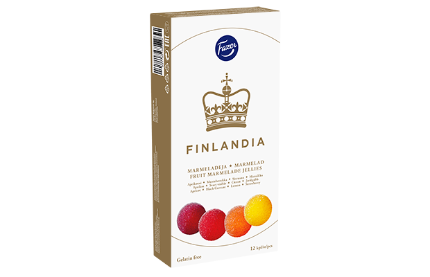 Fazer Finlandia 260g – finsk marmelad med fyra fräscha fruktsmaker