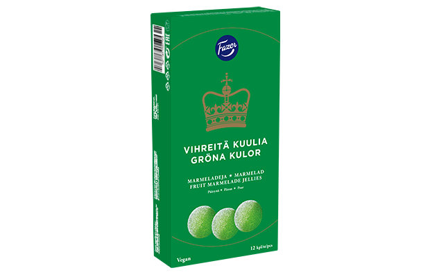 Fazer Gröna kulor marmelad 260 g