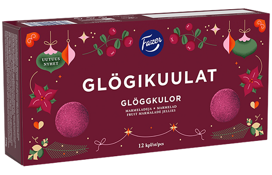 Fazer Glögg Kulor marmelad 260g