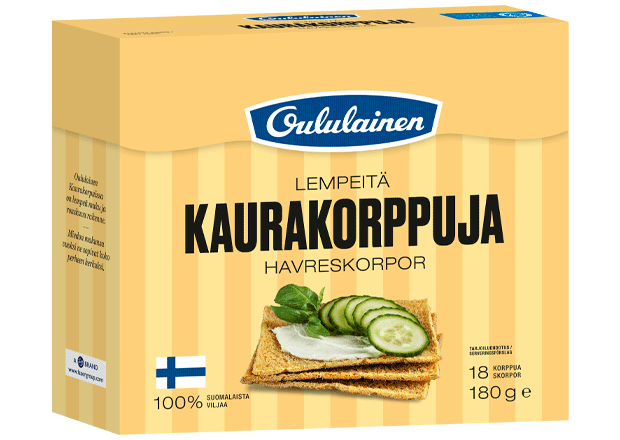 Oululainen Havreskorpor 180g