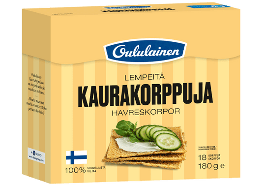 Oululainen Havreskorpor 180g